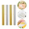 3NH 4 Rolls Gold & Silver Hot Foil Paper, Hot Foil Roll Used with Hot Foil Pen view 4