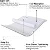 Kindfit Premium Underpads, Large (90x60cm) I 10 hrs Absorption Protection I 50 Units I Waterproof I Protects Surfaces from Incontinence I Super Soft Polymer | Pack of 5 view 3