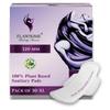 Flawsome Ultra Soft Sanitary Pads| Plant Based, Biodegradable | 30 Pads  XL (320mm, Light-Medium Flow) | Rash-Free, Leak-Proof & Breathable | 100% Toxin-Free | Extra Absorbent with Disposal Pouch view 1