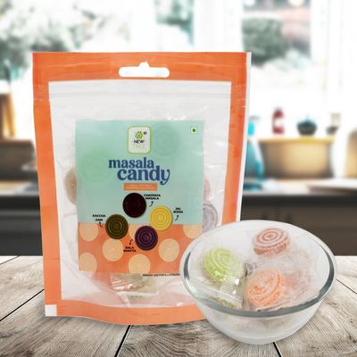 New Tree Masala Candy - 120gm each pack II Combo pack of 2 II Total weight 240gms