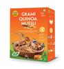 Grami quinoa muesli honey and almonds with high protein | 100% natural millet based complete nutrition muesli | with 68% Quinoa flakes and 12% almonds | Sweetened with honey | Breakfast cereal for energy and improving strength | with no added artific view 1