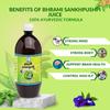 Bharat Gram Udyog Bhrami Shankhpushpi Juice - Ayurvedic Brain Tonic for Memory and Mental Clarity, 1 L view 3