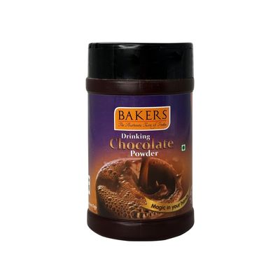 BAKERS Drinking Chocolate Powder | Hot & Cold | Authentic Taste| Perfect for Kids & Adults Pack of 6 (100 gm Jar x 6)