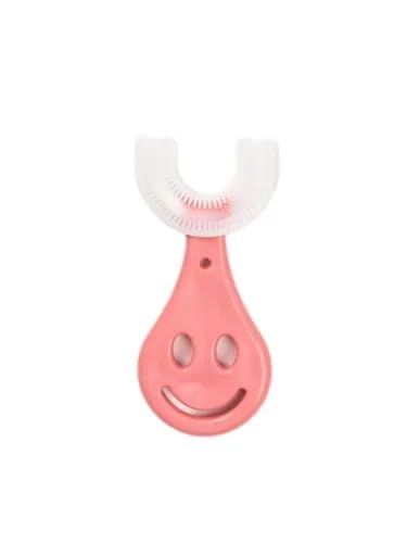 ACSIC Baby Toothbrush Children's Teeth Cleaning Brush Kids U-Shaped Toothbrush For Children Mouth Oral Cleaning Brush 360 Degrees U Shaped Tooth Dental Training Toothbrushes (MLTI)