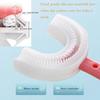 ACSIC Baby Toothbrush Children's Teeth Cleaning Brush Kids U-Shaped Toothbrush For Children Mouth Oral Cleaning Brush 360 Degrees U Shaped Tooth Dental Training Toothbrushes (MLTI) view 3