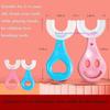 ACSIC Baby Toothbrush Children's Teeth Cleaning Brush Kids U-Shaped Toothbrush For Children Mouth Oral Cleaning Brush 360 Degrees U Shaped Tooth Dental Training Toothbrushes (MLTI) view 4