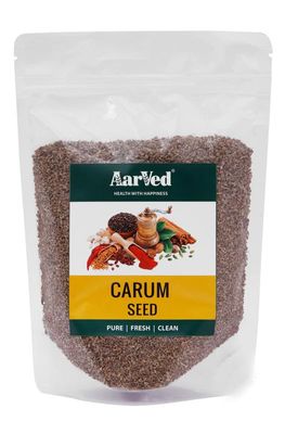 Aarved Premium Whole Carom/Ajwain Seeds (250 g) - Pure, Fresh & Clean, Nutrient Enriched, No Colour or Preservatives, Aromatic & Flavourful Indian Spice for Cooking (Pack of 1)