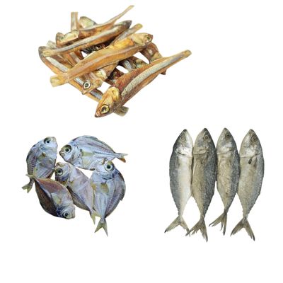 AL-Haqq - Anchovy | Nethili + Silver Belly | Mullan + Mackerel | Ayala Combo (900 Grams)