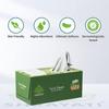 Shrayati Facial Tissue Box - 2 Ply, Pack of 3 (100 Pulls Per Pack), Skin-Friendly, Highly Absorbent, Multipurpose Face Tissues in,Versatile Tissue for Weddings, Makeup Removal, Car Tissue (Green) view 2