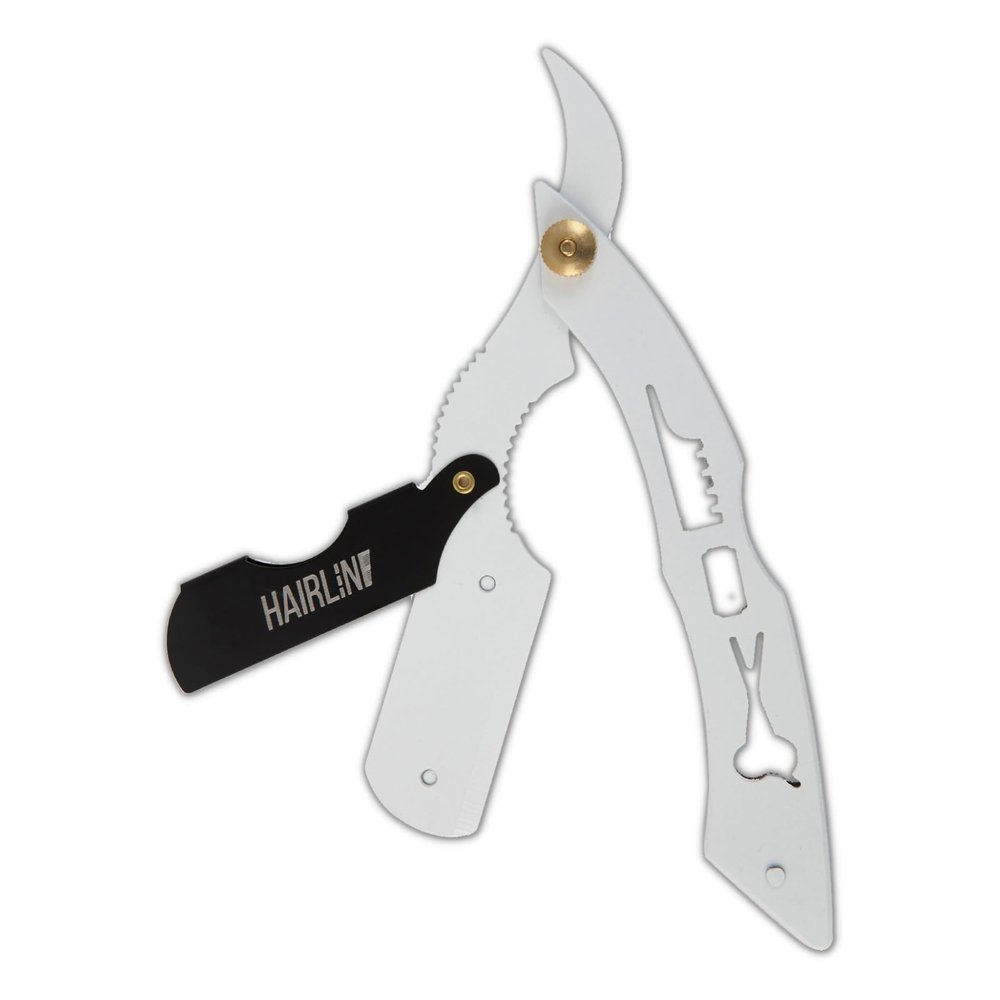 Hair Line Professional Barber Shaving Cut Straight Edge Razor Beard Salon Smooth Safety Shave Cutting Folding Ustra for Men