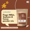 ElectroFizz Ragi (Finger Millet), Cocoa & Soyabean Powder Health Drink Mix for Kids | Health Beverage Mix for Milk | Kids drink | Preworkout Drink for Adults | Superfood- 350 gm Pouch (Zero Sugar) view 2