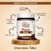 BREAD'SMATE Peanut Butter 400Gm Jar | High Protein | Naturally Gluten Free | Vegan | Trans Fat Free (Chocolate Silky) view 3