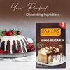 BAKERS Icing Sugar | 100% Veg | Perfect for Decoration | Baking and Cooking Essential | Pack of 6 (100 gm x 6) view 3