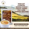 BOSSBEAN Instant MOCHA CHOCO COFFEE Premix | Milk Not Required | Just Add Hot Water | Pack of 2 Taste Better Than Home-Made | Use Manually and in All Vending Machines | 3 In 1 Mocha choco coffee (1 Kg x 2 = 2 Kg.) view 3