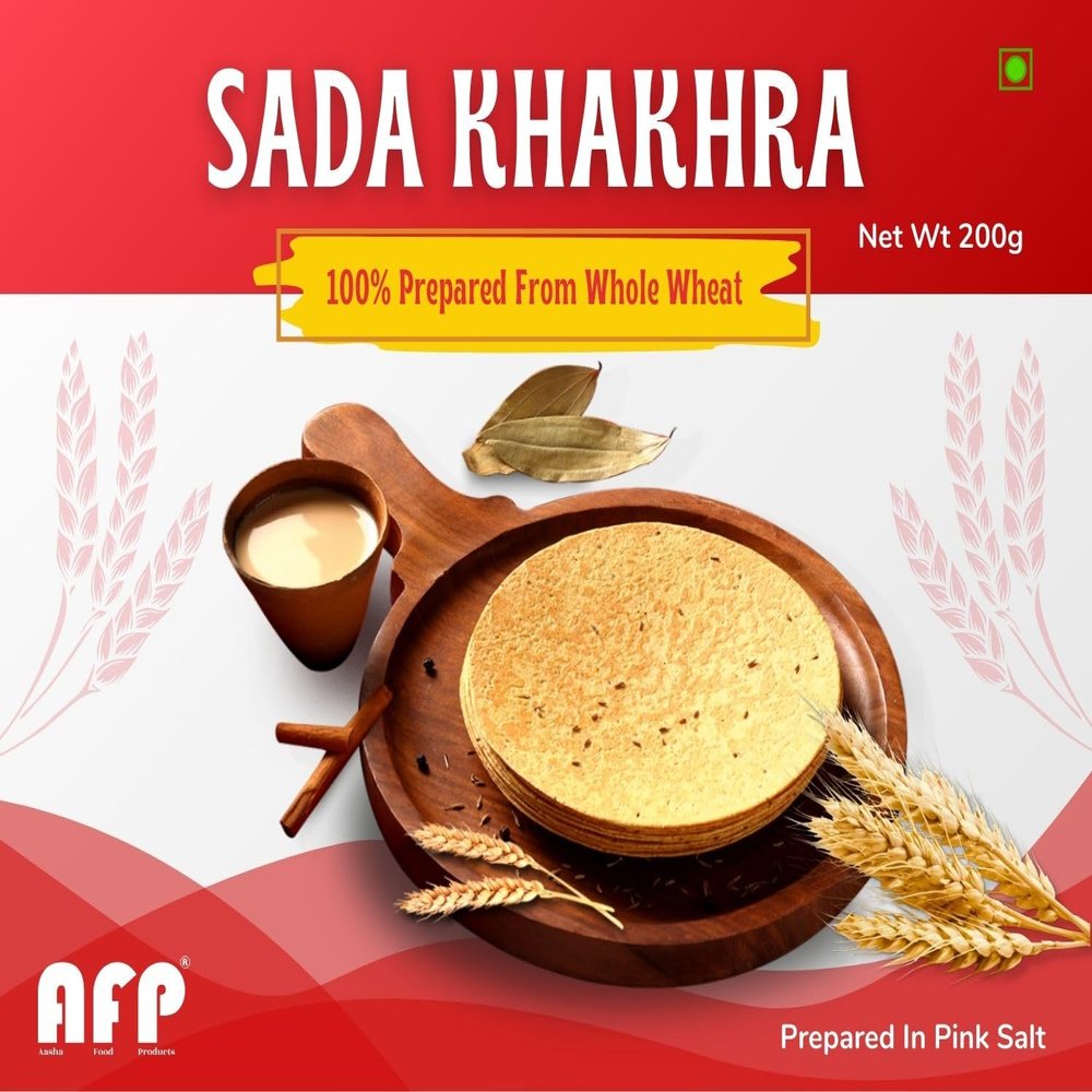 AASHA FOOD PRODUCTS Khakhra - Plain (800 gms)