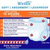 Unisex Premium Adult Pull-up Diapers Pants For Men and Women Non-woven Fabric High Absorbent Comfortable Underwear 10Pcs (XL) view 3