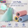 F&G SIR PRIZE 2 Ply Non-woven Kitchen Towel Roll 60 Pulls |Reusable & Washable Cleaning Towel|Kitchen Cloth| Food Safe| Lint-free and Residue-Free |Multipurpose Cleaning|(Multicolor- Pack of 4) view 3