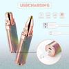 DESHCO Portable eyebrow trimmer for women, epilator for women, facial hair remover for women,Face, Lips, Nose Hair Removal Electric Trimmer with Light(D2) view 2