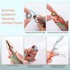 DESHCO Portable eyebrow trimmer for women, epilator for women, facial hair remover for women,Face, Lips, Nose Hair Removal Electric Trimmer with Light(D2) view 4