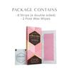 Honeybee Strawberry Vegan Body Wax Strips | Full Body Wax Care Kit | Hair Removal Waxing Strips For All Skin Types | 8 Strips, 2 After Care Wipes Free (Pack of 2) view 2
