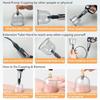 LETURE HIJAMA Bio Magnetic Traditional Therapy Cupping Set - 12 Cups Household Pull Out Vacuum Kit - Chinese Body Professional Massager Medical Suction Acupuncture, Transparent view 3