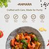 Anmara Organic Artisanal Hard Durum Wheat Semolina Paccheri Pasta Traditional Bronze-Cut Rich in Fibre & Protein - 500GM view 3
