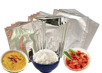 AWADH Met/Pet Aluminium Pouch Aluminium Foil Pouch Food Grade metalized Pouches, Sliver Pouches for Food Product Packaging Pack of 50 of 250g Packaging (5x7) Inches)