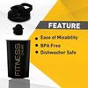 CHUBS Fitness Series Typhoon Shaker With Mixer Ball (500ML). (Black)... view 4