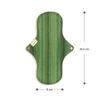 Eco Femme Day Pad Plus (Pack of 1) | Reusable Sanitary Cloth Pad | GOTS Certified Organic Cotton | with leak proof | Medium Flow | lasts upto 75-100 washes (Vibrant Range) view 3