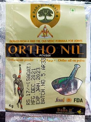 BABAJIHERBAL ORTHO NIL POWDER 84 POUCH