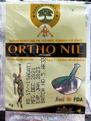 BABAJIHERBAL ORTHO NIL POWDER 56 POUCH