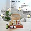 aaBco Aroma Diffuse Oil, Electric Diffuser Oil, Set of 5, 10 ml each (Lavender, lemongrass, Jasmino, Rose, Sandal) for Home and Office use, relaxing and calming view 2