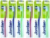 Jordan Double Action (Soft/Medium) Bristles Ergonomic Design BPA Free Manual Toothbrush For Adults & Youths (Multicolour) (12) view 1