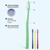 Jordan Double Action (Soft/Medium) Bristles Ergonomic Design BPA Free Manual Toothbrush For Adults & Youths (Multicolour) (12) view 2