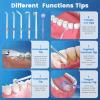 Oralphi Replacement Tips for Waterpik, Water Flosser Replacement Heads Parts for Waterpik Oral Irrigator (6 Tips Different & Storage Case Bundle) view 4