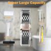 EOREA Portable Travel Toothbrush and Toothpaste Container - Ideal for Travel, Business Trips, Camping (Clear) view 3