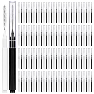 MAPVOLUT 120 PCS Black and White Interdental Brush