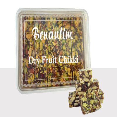 Benanlim Dates Bite/Dates Barfi made with Dry Fruits,Honey and Ghee/Dry Fruits Chikki/Healthy & Delicious Indian Sweet with natural Sweetness of Dates/No Added Sugar, 500 Grams