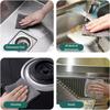 Hidak Kitchen Scrub Cloth Wear Kitchen Cleaning Wipes Dishes Roll Resistant Cleaning Towel Oil Free Abrasion Resistant Rag Kitchen Cleaning Resitant Wire Towel Ball Cleaning Scrubber Brush roll view 4