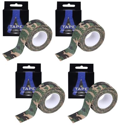 A-Tape Breathable Self Adhesive Cohesive Bandage for Humans & Pets (Dogs, Cats, Birds)  (2.5 cm X 4.5 mtr, Pack of 4) (Army)