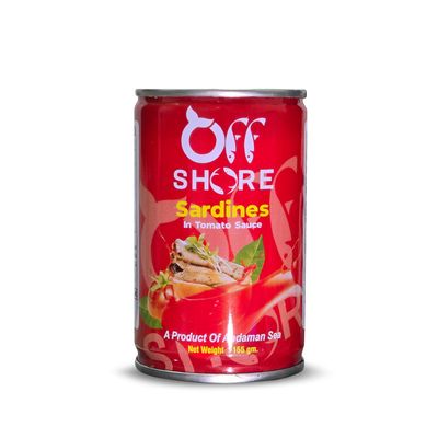 Offshore Sardines in Tomato Sauce 155 gm (Pack Of 6)