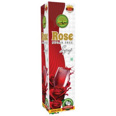 RAJ SPECIAL JEERA Sugar Free Mixer Syrups, Zero Calorie, Zero Carbs, Gluten Free, Keto Friendly - 500 Ml, Liquid (Rose)