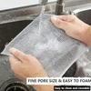 ALI SHIPPING Premium Multipurpose Reusable Wire Dishwashing Rags Equipped with Non-Scratch Stainless Steel Scrubber and Super Absorbent Dish Wash Cloth for Effective Wet and Dry Cleaning view 3