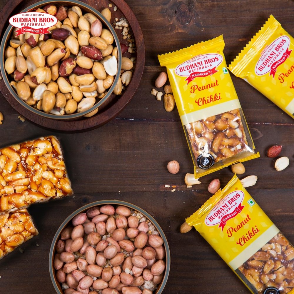 Budhani Chikki Peanut 35g Pack Of 5