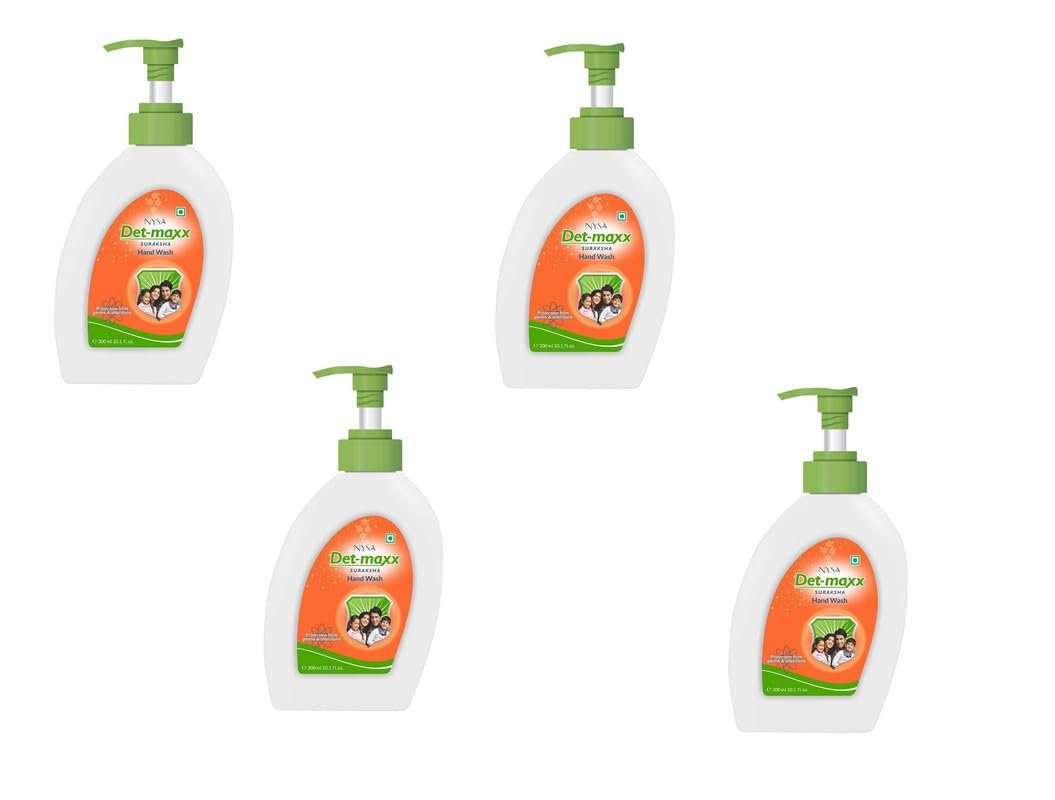 M/S AARYAN TRADERS Nysa Det Maxx Handwash (300 Ml) Pack Of 4