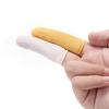 DISHIVA 50 Pcs White & 50 Pcs Yellow Anti-Static ESD Latex Finger Cots, Reusable Rubber Fingertips Protective Finger Gloves view 3