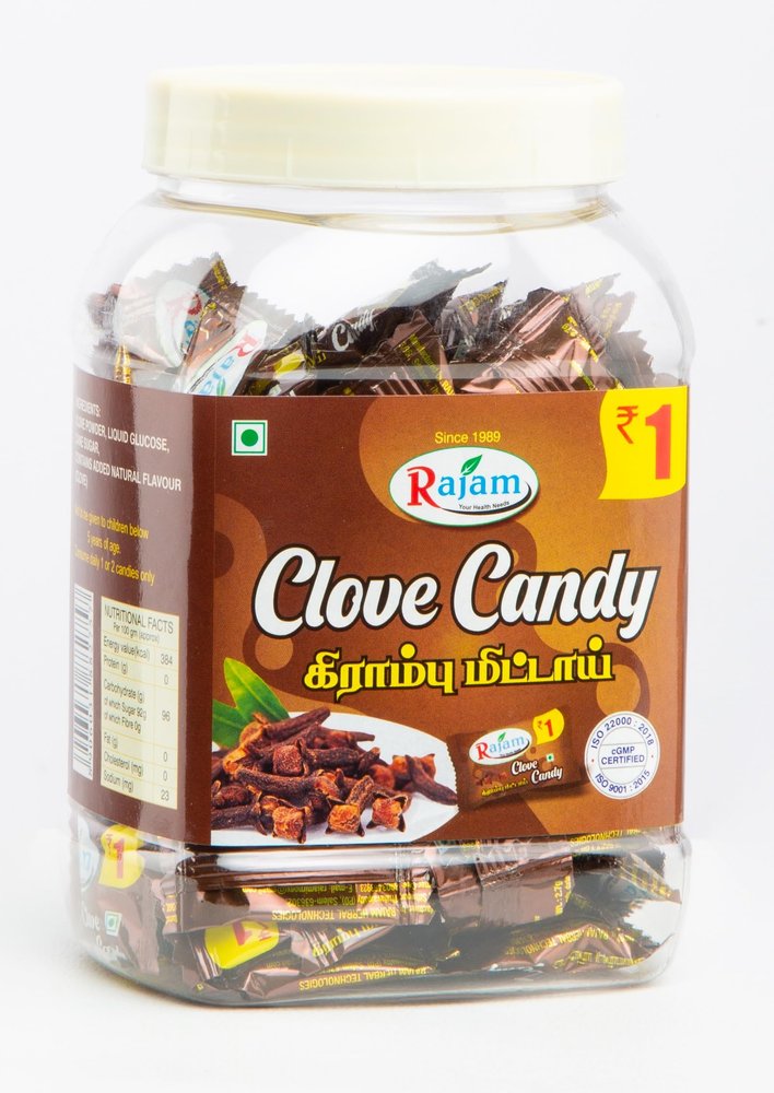 Rajam Clove 270 Gram (Rs.1 pouch * 100 candy) - Kirambu Mittai