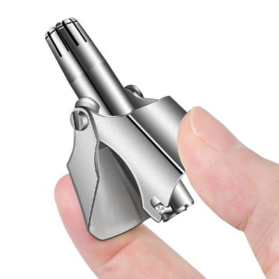 Enfogo Nose Hair Trimmer for Men Hand Held Ear Hair Trimmer, Stainless Steel Manual Nose Hair Tweezers Remover for Women, Easy Cleansing and Easy to Carry_M72