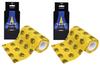 A-TAPE Breathable Self Adhesive Cohesive Bandage for Humans & Pets (Dogs, Cats, Birds)  (10 cm X 4.5 mtr, Pack of 2) (Honey Bee) view 1