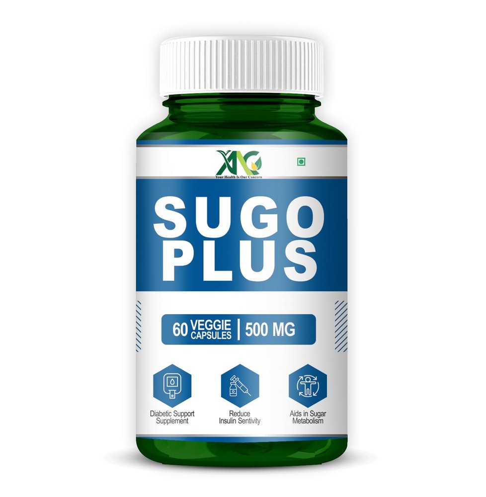 ANC Herbal Sugo Plus With Karela 120mg and Chirayata 100mg for Diabetes Control and Reduce Insulin Sentivity (60 Capsules)